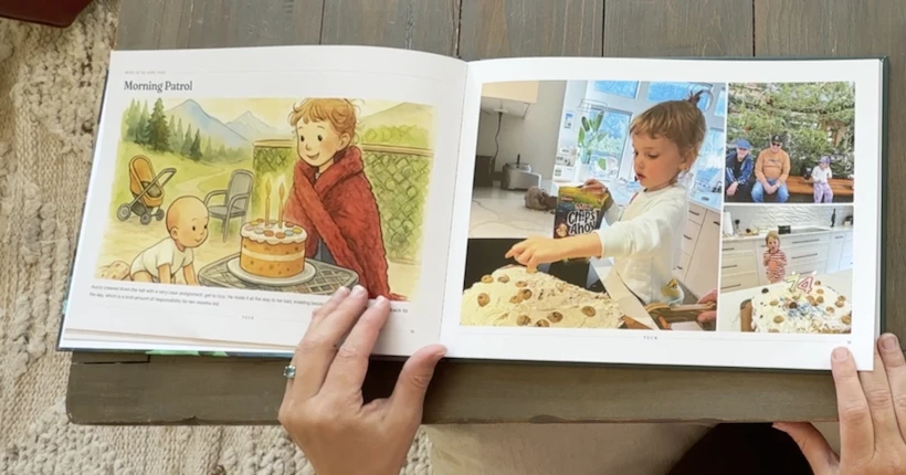 Nicole’s actual printed Tuck family book